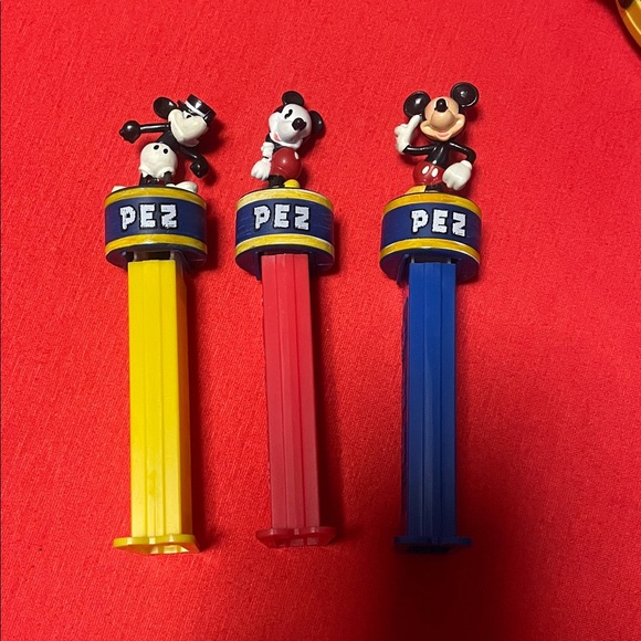 Mickey Mouse Dispenser Set - Yellow, Red, and Blue - Picture 2 of 6